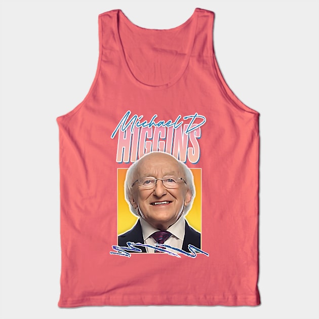 Michael D Higgins / Retro Style Fan Design Tank Top by feck!